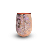 Floral Print Copper Glasses