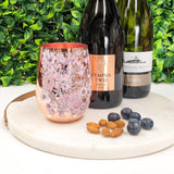 Floral Print Copper Glasses