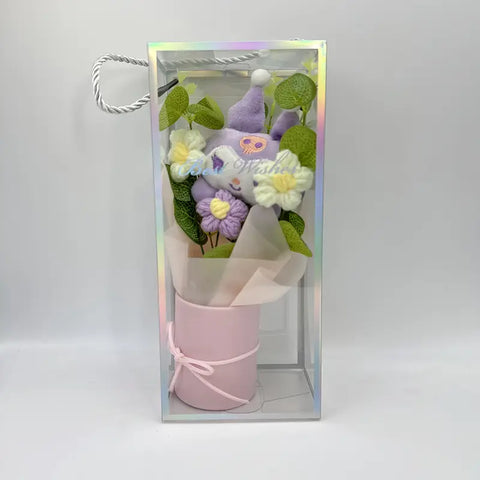 Kawaii Sanrio Bouquet in Illuminated Display Case