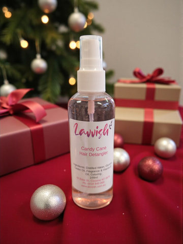 Christmas Candy Cane Hair Detangler