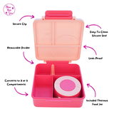 Maxi Bento Lunchbox + Thermos Food Jar - Pink