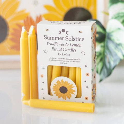 Wildflower & Lemon Summer 12 Ritual Candles