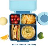 Maxi Bento Lunchbox + Thermos Food Jar - Blue