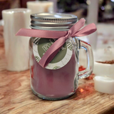 Mason Jar Candle Pink Summer Watermelon 80g