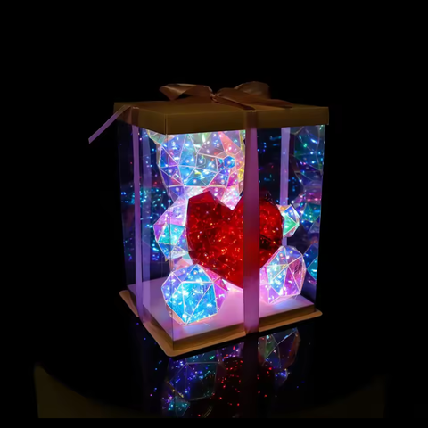 Holographic Rose Teddy