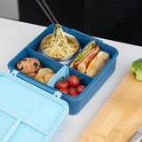 Maxi Bento Lunchbox + Thermos Food Jar - Blue