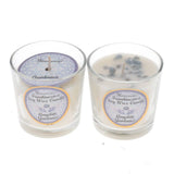 Crystal Votive Soy Candle - Guidance Angelite Frankincense