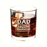 Dad Whiskey Glass