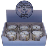 Crystal Votive Soy Candle - Guidance Angelite Frankincense