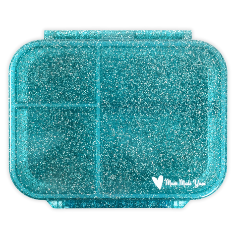 Bento Lunchbox (Mini Snack) - Sparkle Teal