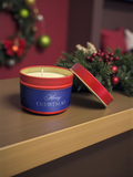 Christmas Travel Tin candle