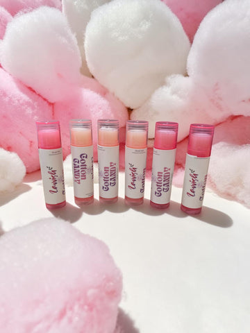 Cotton Candy Handcrafted Lip Balm • Lavvish Moisturizing Lip Care • Sweet Nostalgic Flavor Balm • Vitamin E Enriched Lip Hydration Tube