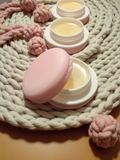 Handmade Lip Balm Sherbet - Vitamin E & Almond Oil in Adorable Macaroon Case