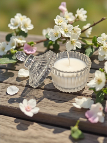 Handpoured Carousel Candle | Lotus | 65mm x 95mm