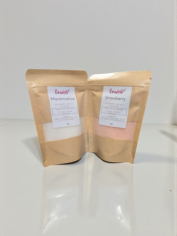 Strawberry & Marshmallow Body Scrubs