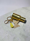 Cute Mini Tumbler Keychain with Handmade Resin Glitter Butterfly & Tassel | Aesthetic Bag Charm, Keychain for Backpack, Water Bottle Accesso