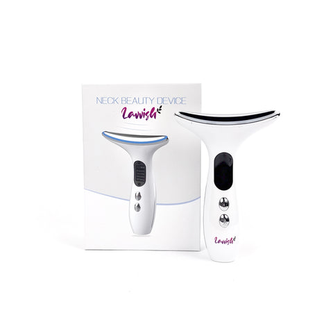 EMS Face Neck Anti Wrinkle Skin Tightening Lifting Device Facial Beauty Machine, LED Face Neck Massager Facial Skin Tightening