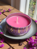 Hand Poured Aphrodisiac Small candle- luxury Soy wax