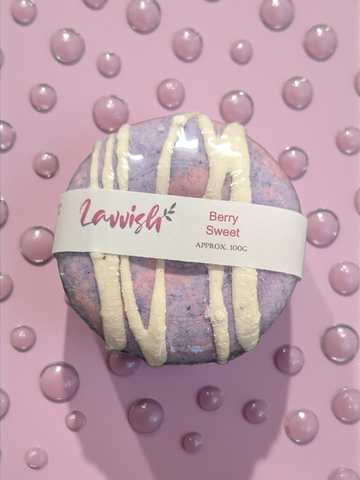 Berry Sweet Donut Bath Bombs