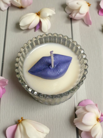 Handpoured Naughty Secret Message Carousel Candle | Lotus | 65mm x 95mm