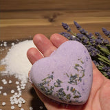 Moonchild Lavender Bath Bomb with Shea Butter - Handmade Bath Fizzies