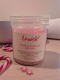 Raspberry Candy Cane Bath Salts
