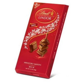 Lindt Lindor Chocolate Block Milk 100g Block