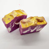 Gold Artisan soap/Black raspberry Soap