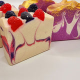 Gold Artisan soap/Black raspberry Soap