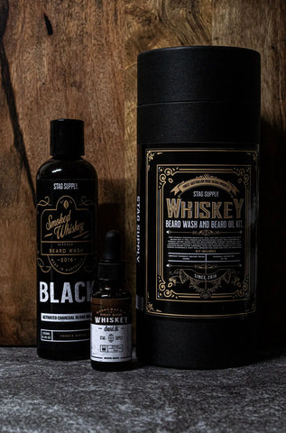 The Beard Whiskey wash kit